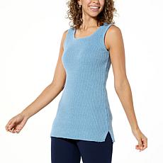 Nina Leonard Sparkling Sweater Tank