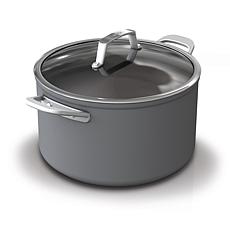 Ninja C30480 Foodi NeverStick Premium 8-Quart Stock Pot with Glass Lid