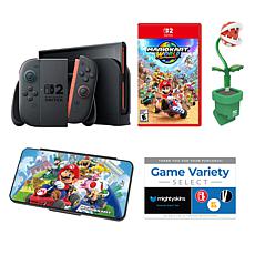 Nintendo Switch 2 Bundle with Voucher, Mario Kart World Game