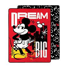 Northwest Silk Touch 50"W x 70"L Mickey Mouse Throw