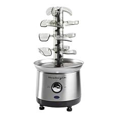 Nostalgia 2lb Stainless Steel Cascading Fondue Fountain 