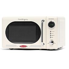 Nostalgia Retro 0.7 Cubic Foot 700-Watt Microwave Oven Ivory