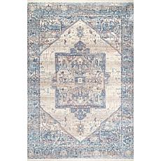 nuLOOM 3' x 5' Harriet Vintage Medallion Fringe Area Rug 