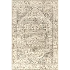 nuLOOM Brielle Machine Washable Vintage Medallion 3' x 5' Area Rug 