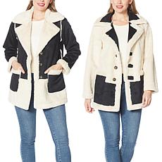 NVLT Reversible Faux Shearling Coat