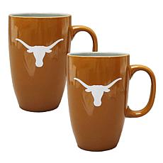 Official College Team 20oz Ceramic Mug 2-Pack Texas