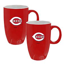 Official MLB 15oz Ceramic Team Spirit Mug - 2-Pack