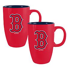 Official MLB 15oz Ceramic Team Spirit Mug - 2-Pack