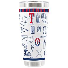 Official MLB 30oz Stainless Steel Tumbler Rangers