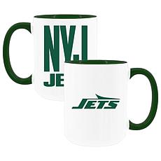 Official NFL TRI Team Code 15 oz. Mug 2-pack - New York Jets 