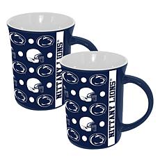 Officially Licensed College Team Spirit 15oz Ceramic Mug 2-pack