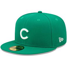 Officially Licensed Fanatics MLB Men's Cubs White Logo Fitted Hat