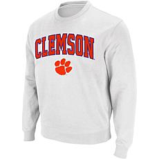 Officially Licensed Men's Clemson Tigers Tide Arch & Logo Sweatshirt