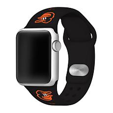 Officially Licensed MLB 38/40mm Silicone Apple Watchband - Orioles