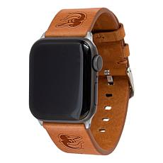 Officially Licensed MLB Leather Band for Apple Watch 42/44mm - Orioles