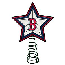 Officially Licensed MLB Mosaic Tree Topper - Red Sox