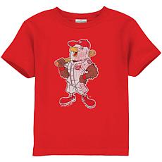 Officially Licensed MLB Nationals Toddler Mascot T-Shirt - Red