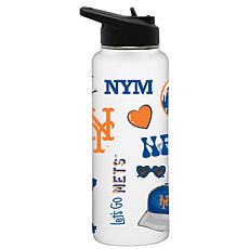 Officially-Licensed MLB New York Mets 34oz Stainless Steel Tumbler