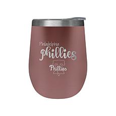 Officially Licensed MLB Rose Gold Wine Tumbler - Philadelphia Phillies
