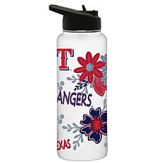 Officially-Licensed MLB Texas Rangers 34oz Stainless Steel Tumbler