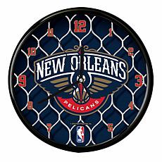 Officially Licensed NBA Net Clock - New Orleans Pelicans