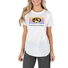 Officially Licensed NCAA Missouri Gable Ladies' Crew Neck Top