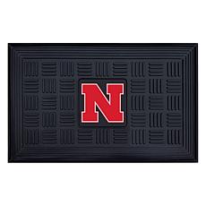 Officially Licensed NCAA University of Nebraska Heavy Duty Door Mat