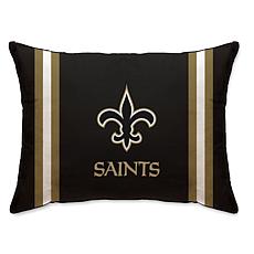 Officially Licensed NFL 20" x 26" Plush Striped Bed Pillow - Saints