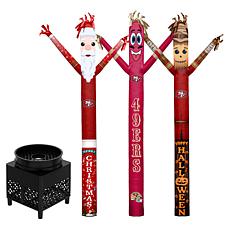 Officially Licensed NFL 3pk Sporticulture Inflatable Crazy Sports Fan