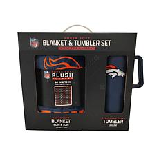 Officially Licensed NFL 60 x 70 Throw & 30oz Tumbler Combo Set