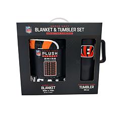 Officially Licensed NFL 60 x 70 Throw & 30oz Tumbler Combo Set