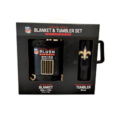 Officially Licensed NFL 60 x 70 Throw & 30oz Tumbler Combo Set