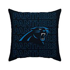 Officially Licensed NFL Carolina Panthers Poly Span Décor Pillow