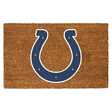 Officially Licensed NFL Colored Logo Door Mat - Colts