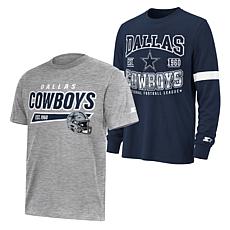 Officially Licensed NFL Cowboys Unisex Short Sleeve & Long Sleeve T...