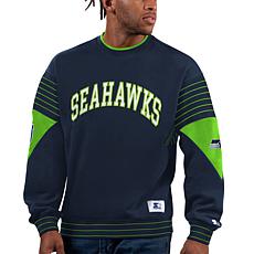 G-III Sports Womens Seattle Seahawks Hoodie Sweatshirt, Grey, Medium