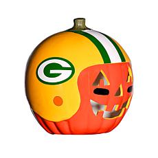 Officially Licensed NFL Green Bay Packers Ceramic Pumpkin Helmet