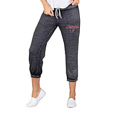 Officially Licensed NFL Knit Capri Pant by Concept Sports - Texans