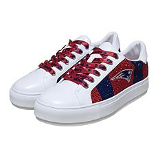 Officially Licensed NFL Lace-Up Sparkle Sneaker by Cuce Shoes