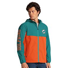 Officially Licensed NFL Lightweight Full Zip Hooded Jacket by Glll