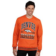 Officially Licensed NFL Men's Crew-Neck Fleece Pullover by Glll