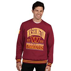 Officially Licensed NFL Men's Crew-Neck Fleece Pullover by Glll