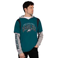 Officially Licensed NFL Men's Long-Sleeve Fashion Layer Top by Glll
