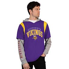 Officially Licensed NFL Men's Long-Sleeve Fashion Layer Top by Glll