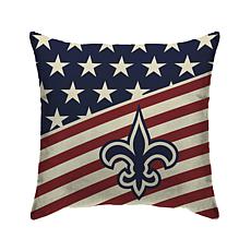 Officially Licensed NFL Pegasus Sports Americana Pillow - Saints