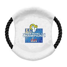 Officially Licensed NFL Super Bowl 56 Champs Disc Pet Toy - LA Rams