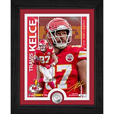 Officially Licensed NFL Travis Kelce Silver-Plated Coin Photo Mint