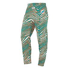 Officially Licensed NFL Unisex Pull-On Zebra-Print Knit Pant by Zubaz