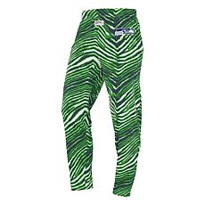 Officially Licensed NFL Unisex Pull-On Zebra-Print Knit Pant by Zubaz