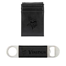 Officially Licensed NFL Wallet and Bar Blade Gift Set